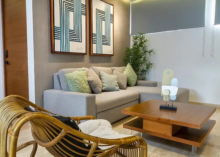 Moderno Depa 2br Con Alberca En Rooftop 5ta Avenida Apartamento *