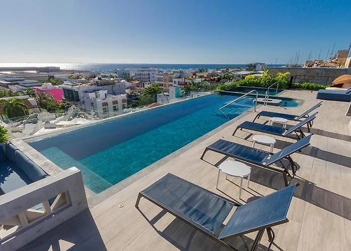 Moderno Depa 2br Con Alberca En Rooftop 5ta Avenida Apartamento